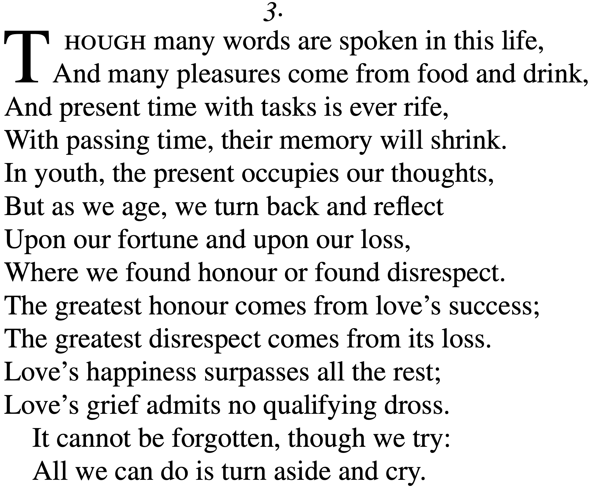 Sonnet 3 of An 'Offering to the Eumenides'